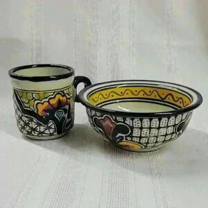 Talavera - Small Cup and Bowl